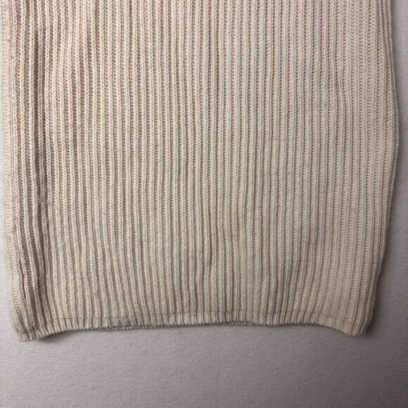 Massimo Dutti Sweater Dress  sz M‎ turtleneck ivory cream balloon sleeve neutral - Picture 4 of 6